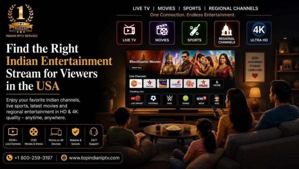 Indian IPTV Provider in USA